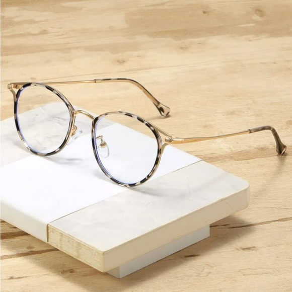 Round Frame Anti-blue Light Eyeglasses - Picture 2 of 4